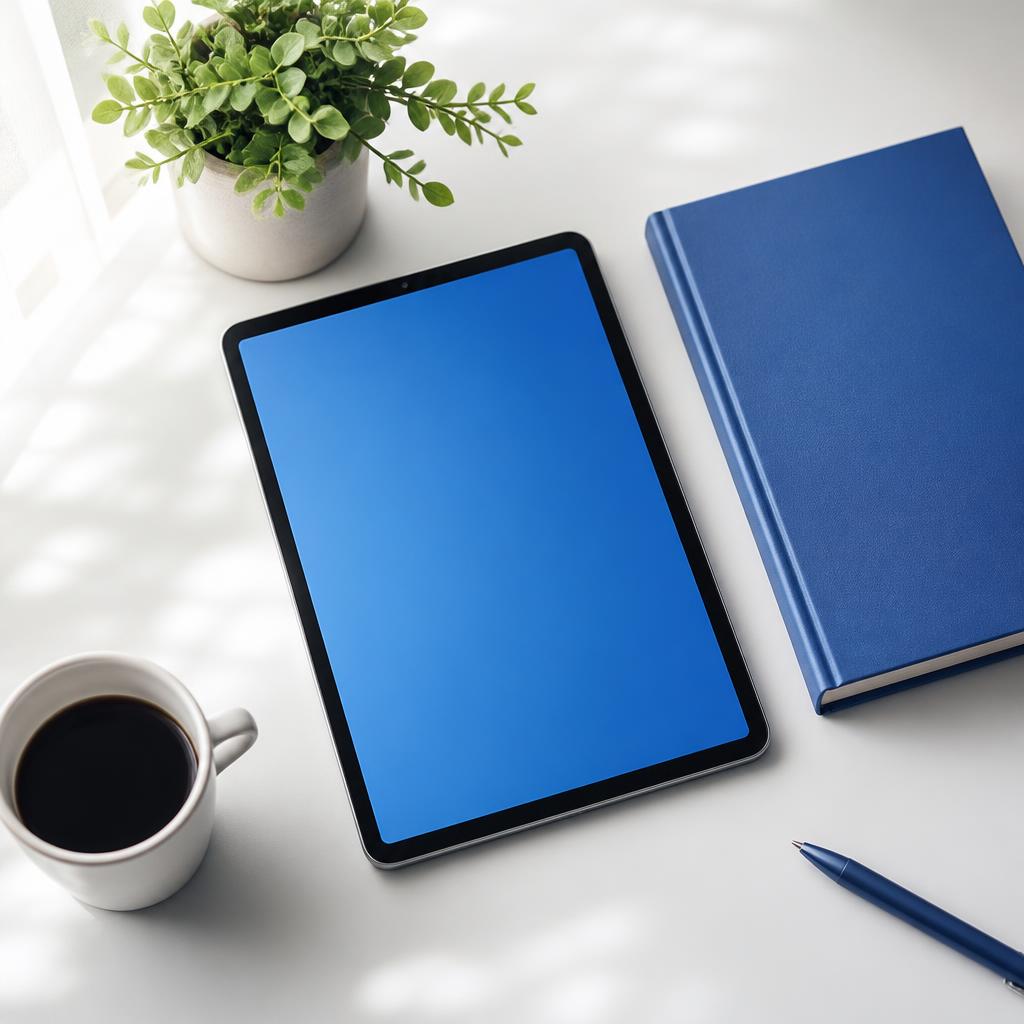 E-book Finanční přehled na tabletu